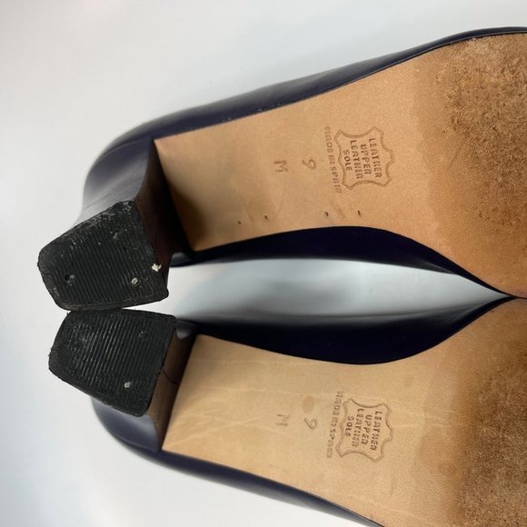 Jones New York Vintage Purple Leather Pumps - Picture 9 of 12